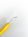 ESPÁTULA PARA COMPOSITE DE MANGO SILICONADO AMARILLO