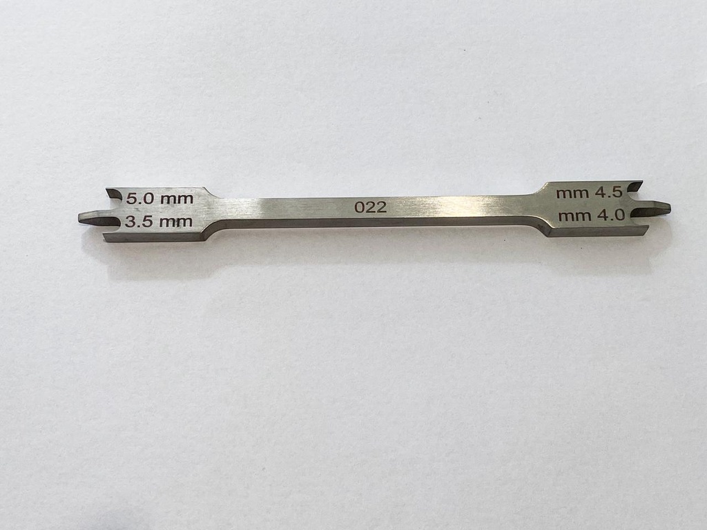 ALIMETRO POSICIONADOR DE BRACKETS 18MM