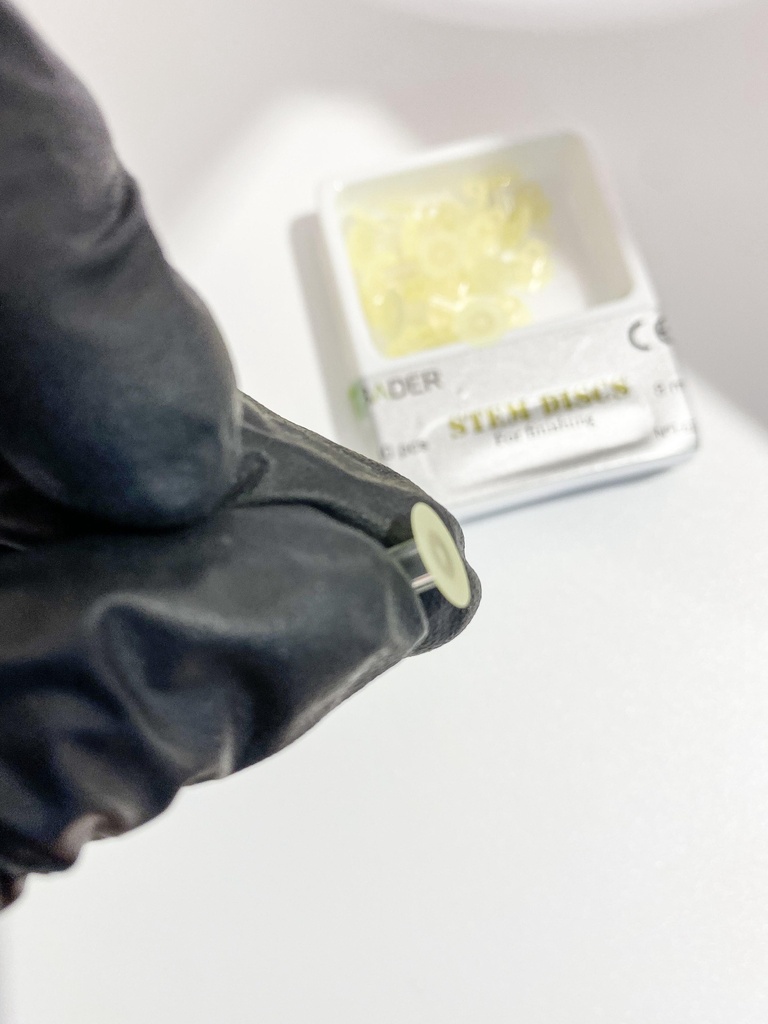 REPOSICIÓN DE DISCOS 8MM AMARILLOS FINISHING X40UDS.