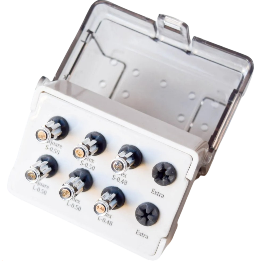 KIT DE DESTORNILLADORES DE IMPLANTE X6UDS