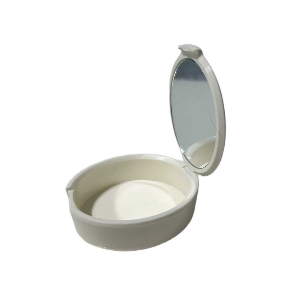 CAJA PORTA ALINEADORES BLANCA CON ESPEJO