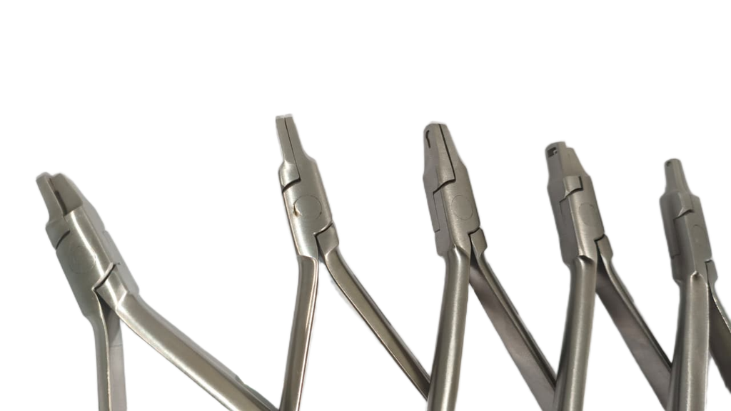 KIT DE 5 ALICATES PARA ALINEADORES ORTODONCIA