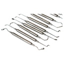 KIT DE 11 CURETAS PARA ELEVACION DE PISO DE SENO