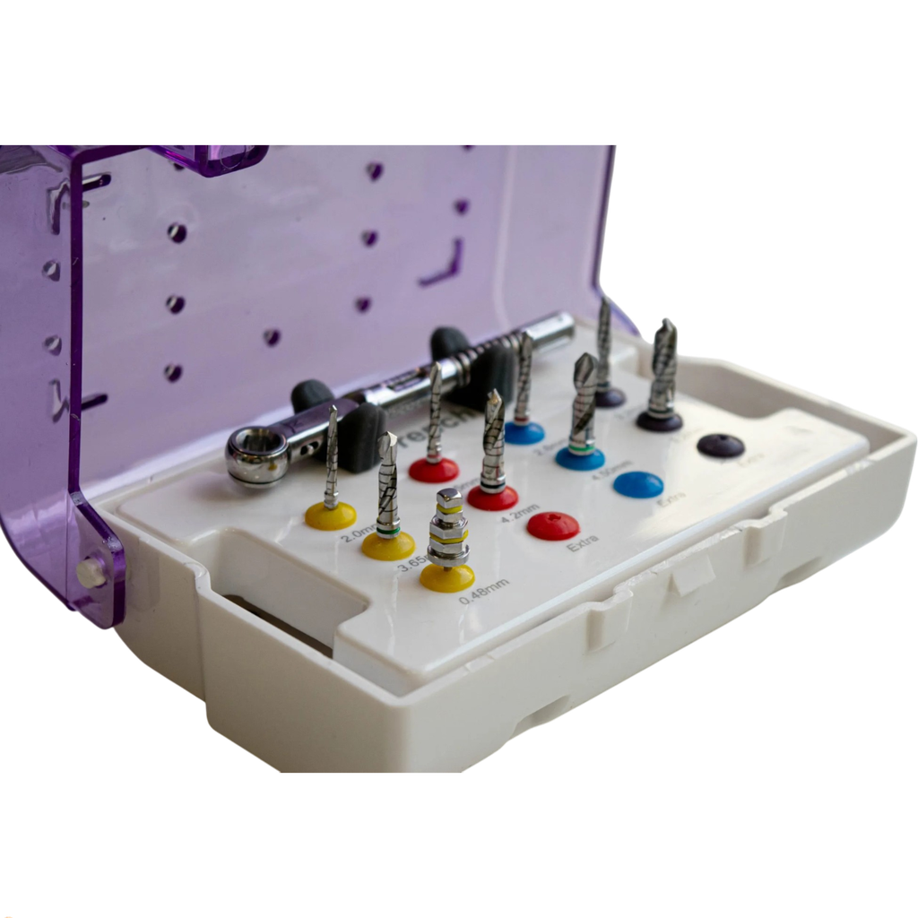 MINI CAJA DE FRESAS UNIVERSALES PARA IMPLANTES