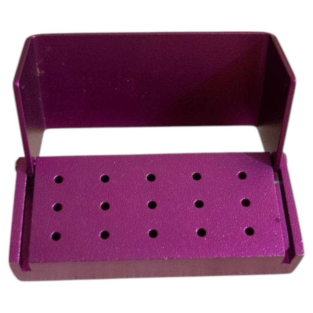 FRESERO AUTOCLAVABLE PARA 15 FRESAS DE TURBINA