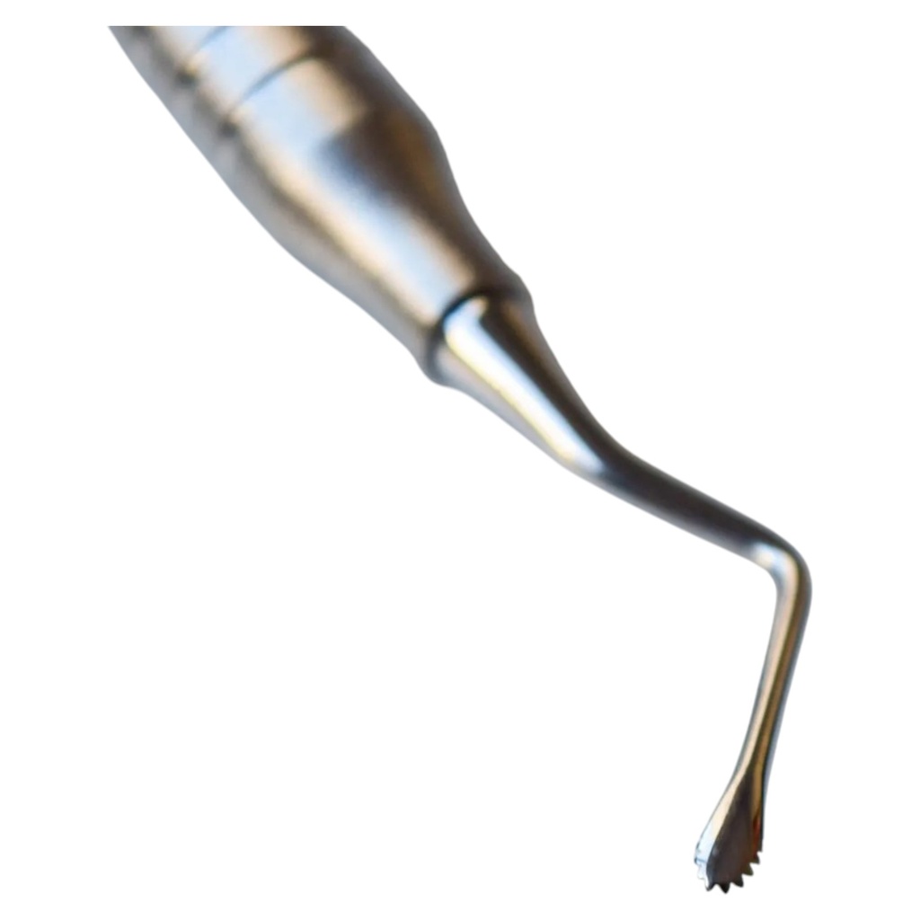 CURETA  DE LUCAS PARA HUESO CON DIENTES