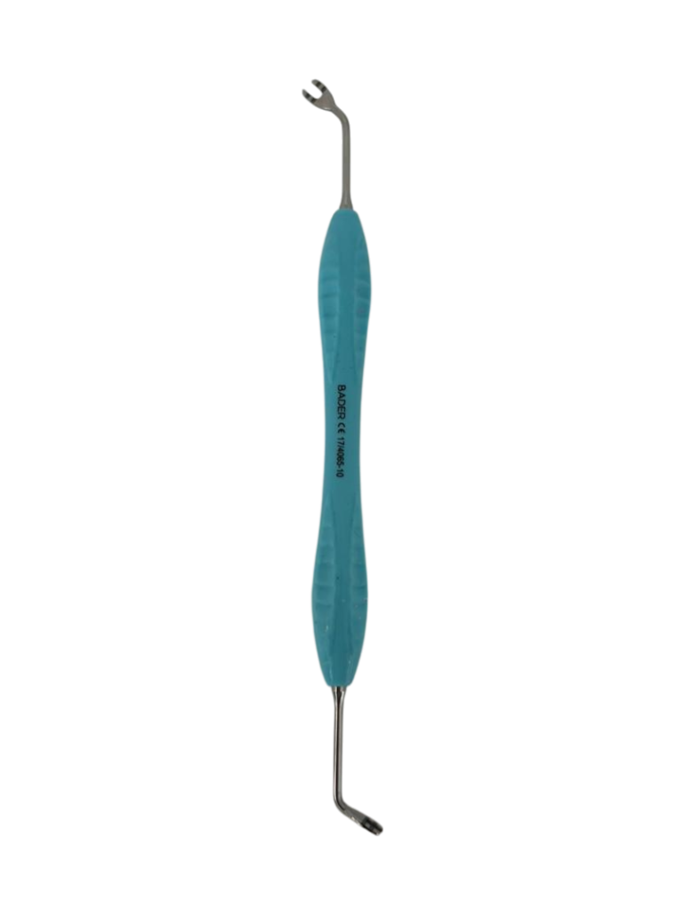 ESPÁTULA PARA COMPOSITE DE MANGO SILICONADO TURQUESA