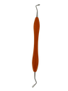 ESPÁTULA PARA COMPOSITE DE MANGO SILICONADO NARANJA