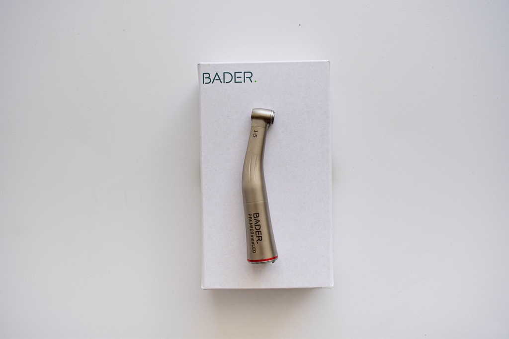 CONTRA ÁNGULO MULTIPLICADOR 1:5 ROJO FIBRA OPTICA IRRIGACION INTERNA