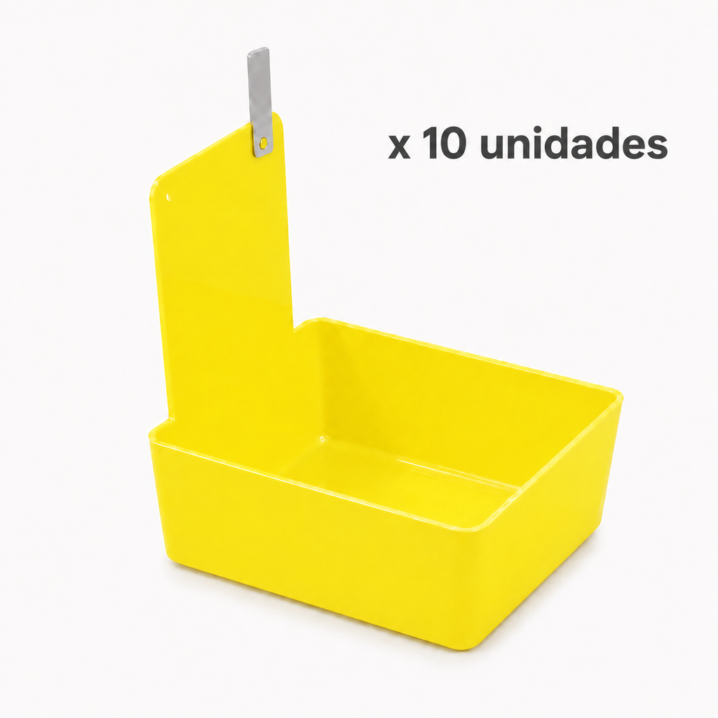 GAVETA PARA MODELOS COLOR AMARILLO x 10 uds