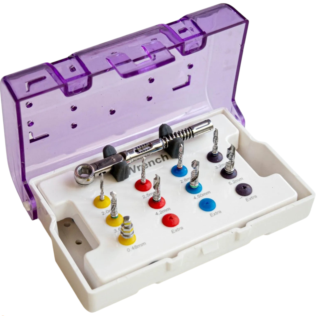 MINI CAJA DE FRESAS UNIVERSALES PARA IMPLANTES