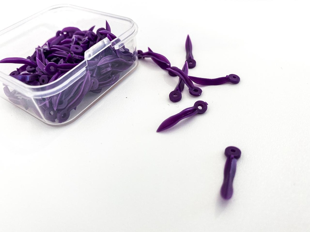 CUÑAS PLASTICAS VIOLETAS (100 UNIDADES)  