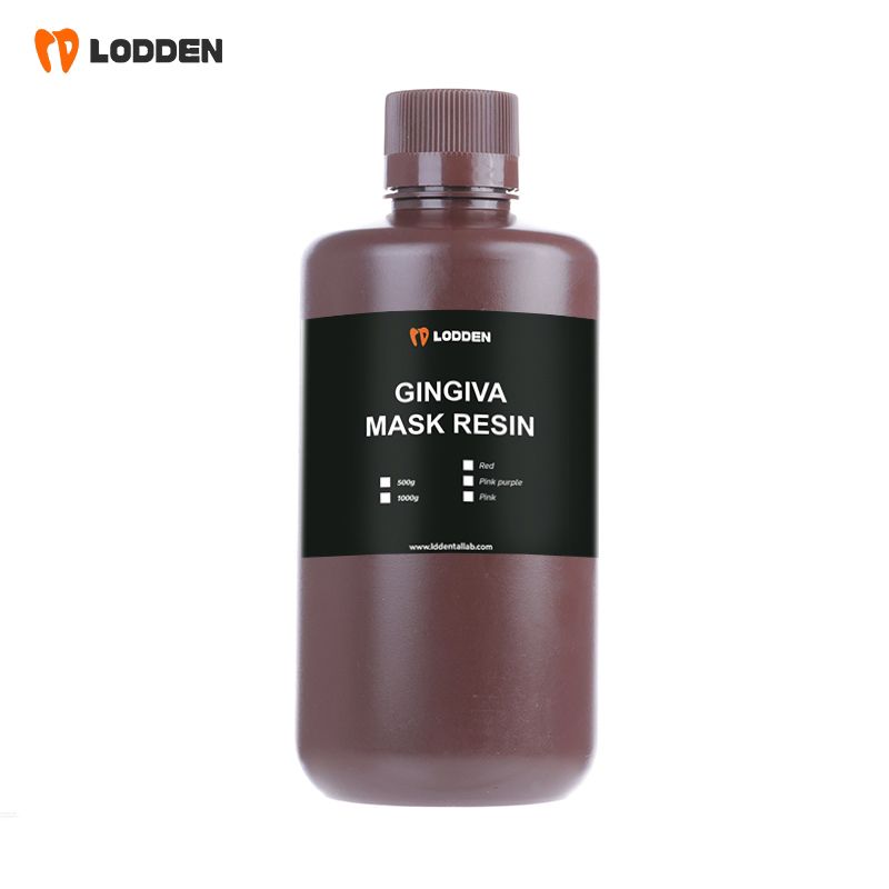 RESINA LÍQUIDA PARA IMPRESORA 3D MASCARA GINGIVAL ROJA 0,5KG