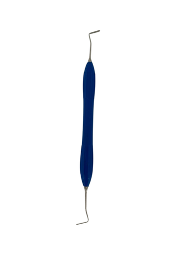 [17/4065-2] ESPÁTULA PARA COMPOSITE DE MANGO SILICONADO AZUL