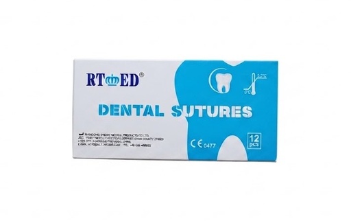 [SUT0003x600] Kit de SUTURA DE SEDA 5/0.75cm LONGITUD- AGUJA 3/8 DE CÍRCULO Y 16mm LARGO x 600 uds