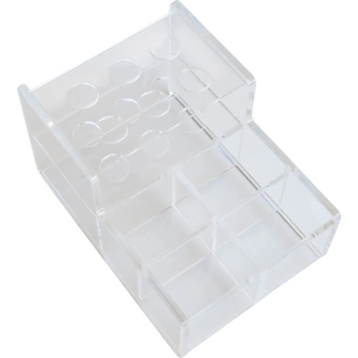 [12/001-2] SOPORTE ACRÍLICO PARA RESINAS Y ADHESIVOS PEQUEÑO