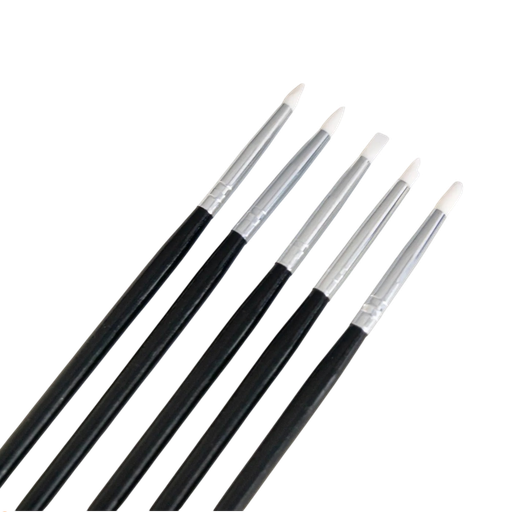 [O0012] KIT DE 5 PINCELES DE SILICONA