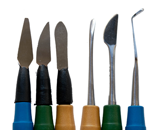 [C0211] KIT DE 3 ESPÁTULAS  ALMORE PARA COMPOSITE