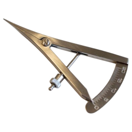 [C0033] CALIBRE ÓSEO CON PUNTA RECTA