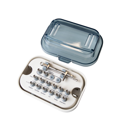 [C0089] KIT PROTETICO DE DESTORNILLADORES CON TORQUIMETRO AGUJA