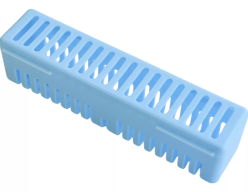 [11/044] CASETTE PLASTICO SIN DIVISIONES PARA ESTERILIZACIÓN DE INSTRUMENTAL