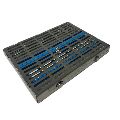 [11/000] CASETTE METALICO PORTAINSTRUMENTOS 20PCS.
