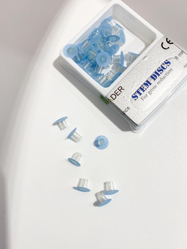 [1611] REPOSICIÓN DE DISCOS 8MM GROSS REDUCTION X40UDS. AZUL